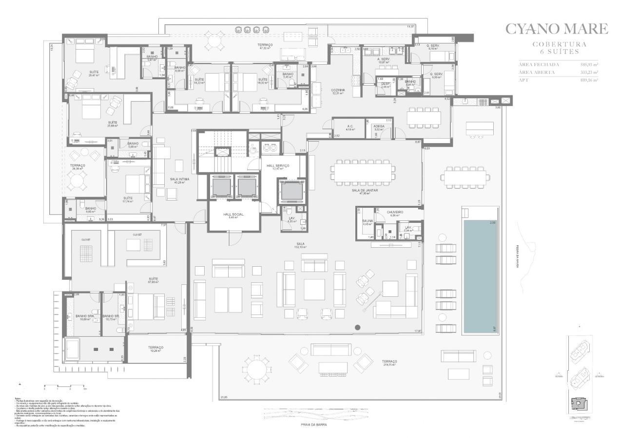 Apartamento à venda com 4 quartos, 4 suítes, 4 vagas e 307m² no Barra da Tijuca, Rio de Janeiro (RJ) — foto 30 de 30