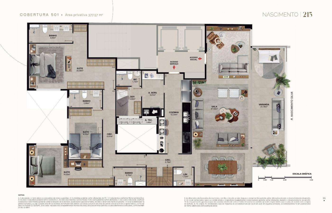 Apartamento à venda com 4 quartos, 4 suítes, 3 vagas e 205m² no Ipanema, Rio de Janeiro (RJ) — foto 19 de 26