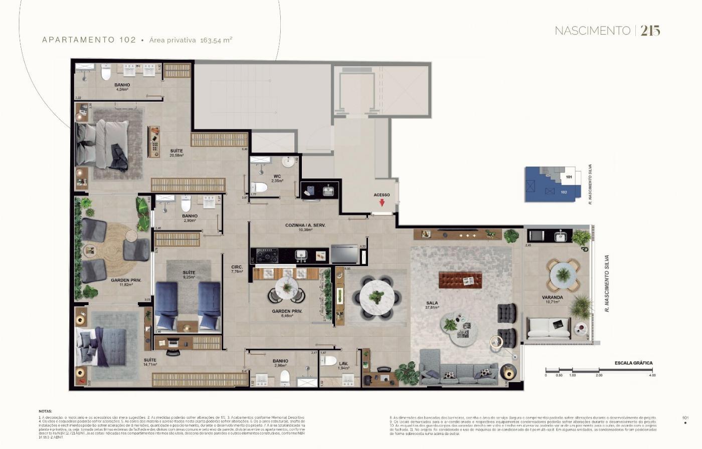 Apartamento à venda com 4 quartos, 4 suítes, 3 vagas e 205m² no Ipanema, Rio de Janeiro (RJ) — foto 25 de 26