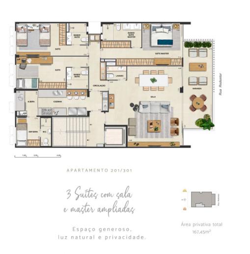 Apartamento à venda com 3 quartos, 3 suítes, 1 vaga e 167m² no Ipanema, Rio de Janeiro (RJ) — foto 10 de 13