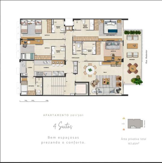 Apartamento à venda com 3 quartos, 3 suítes, 1 vaga e 167m² no Ipanema, Rio de Janeiro (RJ) — foto 8 de 13