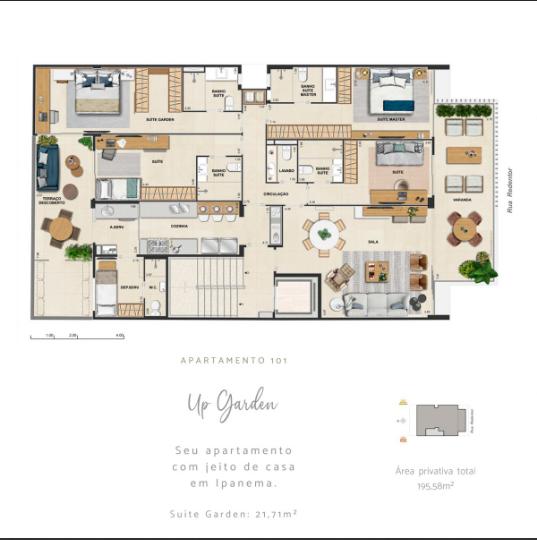 Apartamento à venda com 3 quartos, 3 suítes, 1 vaga e 167m² no Ipanema, Rio de Janeiro (RJ) — foto 11 de 13