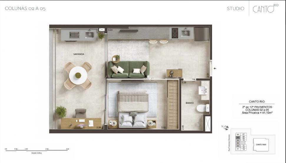 Studio à venda com 1 quarto, 1 suíte, 1 vaga e 36m² no Arpoador, Rio de Janeiro (RJ) — foto 26 de 29