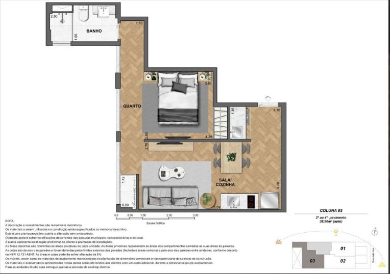 Apartamento à venda com 1 quarto, 1 suíte e 38m² no Leblon, Rio de Janeiro (RJ) — foto 23 de 30