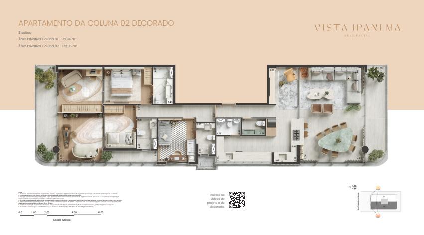 Apartamento à venda com 3 quartos, 3 suítes, 2 vagas e 173m² no Ipanema, Rio de Janeiro (RJ) — foto 22 de 24