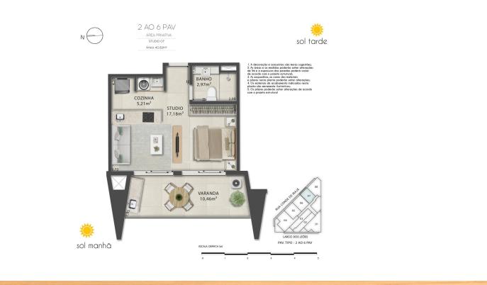 Studio à venda com 2 quartos, 1 suíte, 1 vaga e 47m² no Humaitá, Rio de Janeiro (RJ) — foto 30 de 30