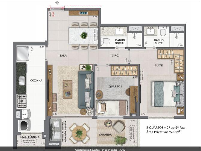 Apartamento à venda com 2 quartos, 1 suíte, 1 vaga e 75m² no Botafogo, Rio de Janeiro (RJ) — foto 11 de 21