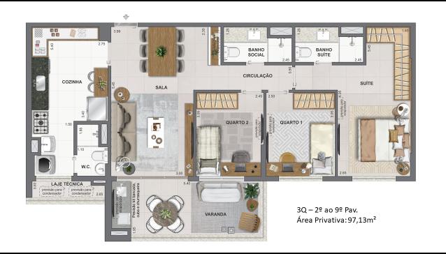 Apartamento à venda com 2 quartos, 1 suíte, 1 vaga e 75m² no Botafogo, Rio de Janeiro (RJ) — foto 19 de 21