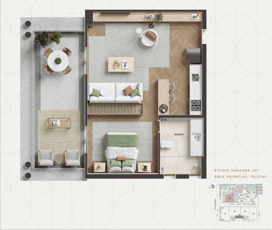 Studio à venda com 1 quarto, 1 suíte e 1 vaga no Urca, Rio de Janeiro (RJ) — foto 14 de 30