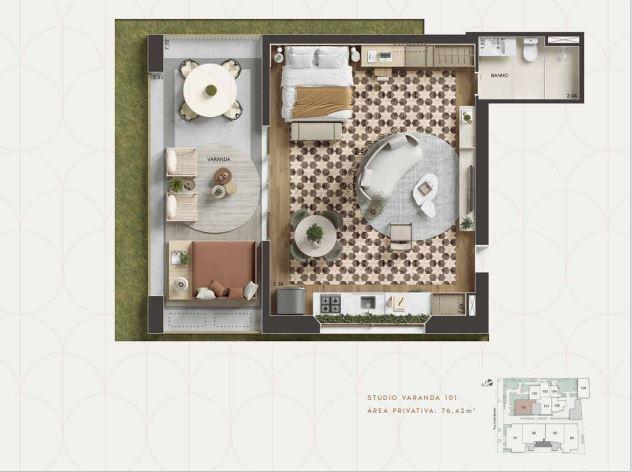 Studio à venda com 1 quarto, 1 suíte e 1 vaga no Urca, Rio de Janeiro (RJ) — foto 12 de 30