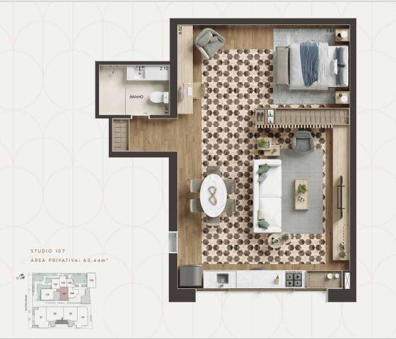 Studio à venda com 1 quarto, 1 suíte e 1 vaga no Urca, Rio de Janeiro (RJ) — foto 20 de 30