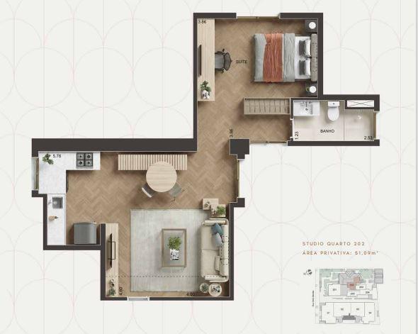 Studio à venda com 1 quarto, 1 suíte e 1 vaga no Urca, Rio de Janeiro (RJ) — foto 23 de 30