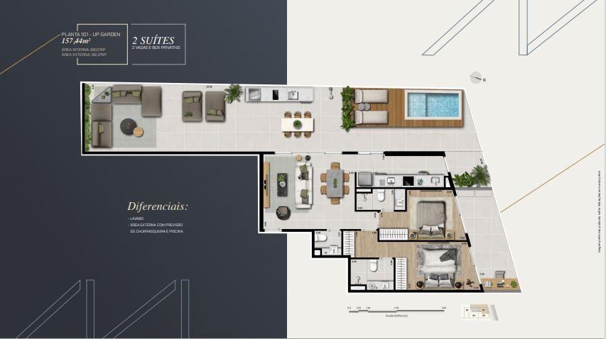 Apartamento à venda com 2 quartos, 2 suítes, 1 vaga e 101m² no Gávea, Rio de Janeiro (RJ) — foto 6 de 14