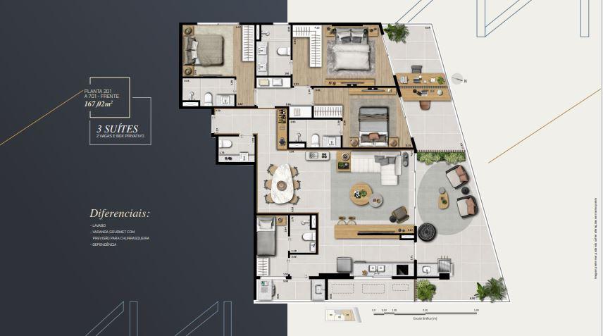Apartamento à venda com 2 quartos, 2 suítes, 1 vaga e 101m² no Gávea, Rio de Janeiro (RJ) — foto 10 de 14
