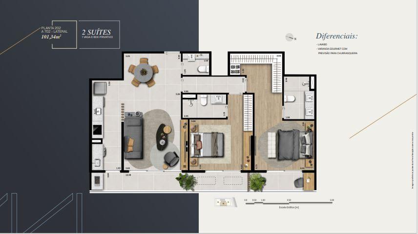 Apartamento à venda com 2 quartos, 2 suítes, 1 vaga e 101m² no Gávea, Rio de Janeiro (RJ) — foto 11 de 14