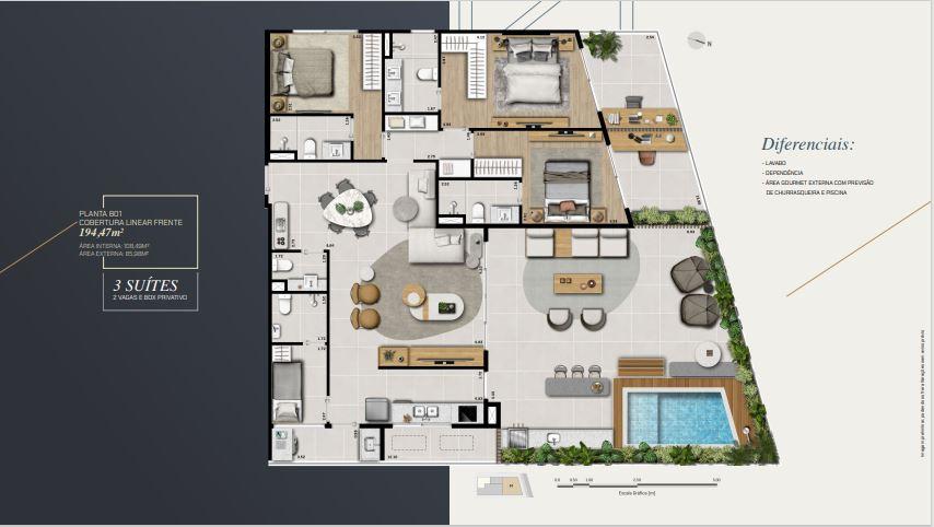 Apartamento à venda com 2 quartos, 2 suítes, 1 vaga e 101m² no Gávea, Rio de Janeiro (RJ) — foto 13 de 14