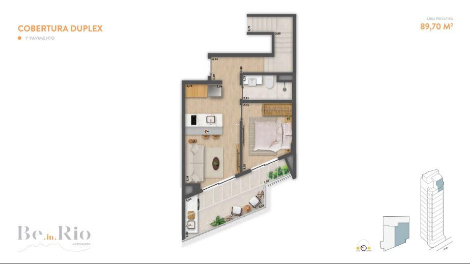 Studio à venda com 2 quartos, 2 suítes e 43m² no Arpoador, Rio de Janeiro (RJ) — foto 15 de 29