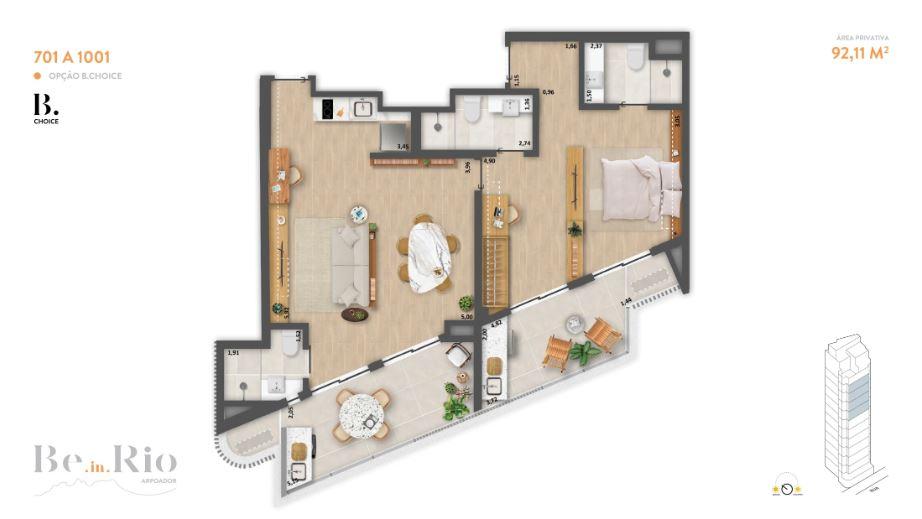 Studio à venda com 2 quartos, 2 suítes e 43m² no Arpoador, Rio de Janeiro (RJ) — foto 14 de 29