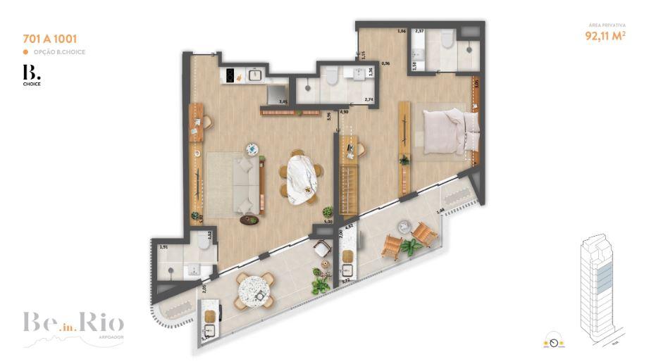 Studio à venda com 2 quartos, 2 suítes e 43m² no Arpoador, Rio de Janeiro (RJ) — foto 13 de 29