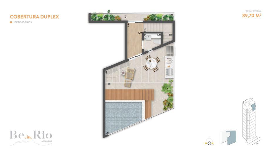 Studio à venda com 2 quartos, 2 suítes e 43m² no Arpoador, Rio de Janeiro (RJ) — foto 16 de 29