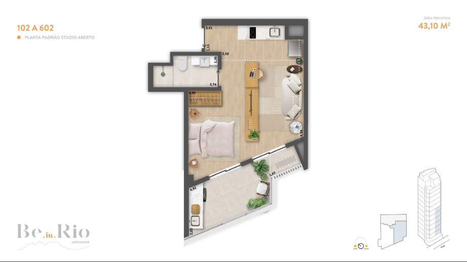 Studio à venda com 2 quartos, 2 suítes e 43m² no Arpoador, Rio de Janeiro (RJ) — foto 25 de 29