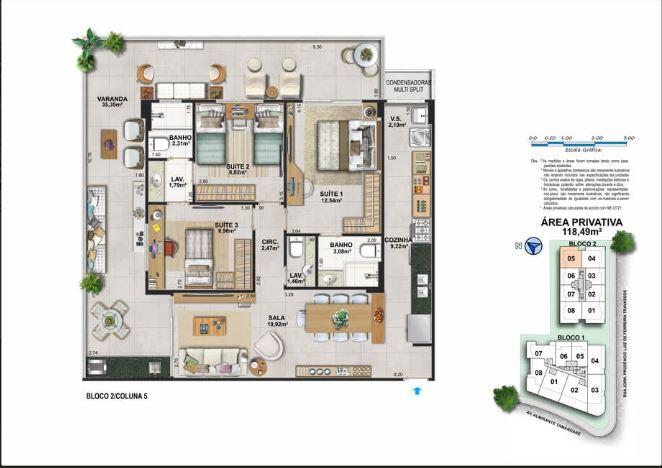 Apartamento à venda com 4 quartos, 3 suítes, 2 vagas e 293m² no Piratininga, Niterói (RJ) — foto 17 de 24