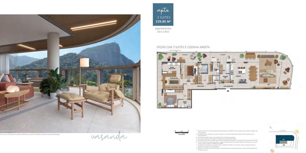 Apartamento à venda com 4 quartos, 4 suítes, 2 vagas e 229m² no Lagoa, Rio de Janeiro (RJ) — foto 16 de 21