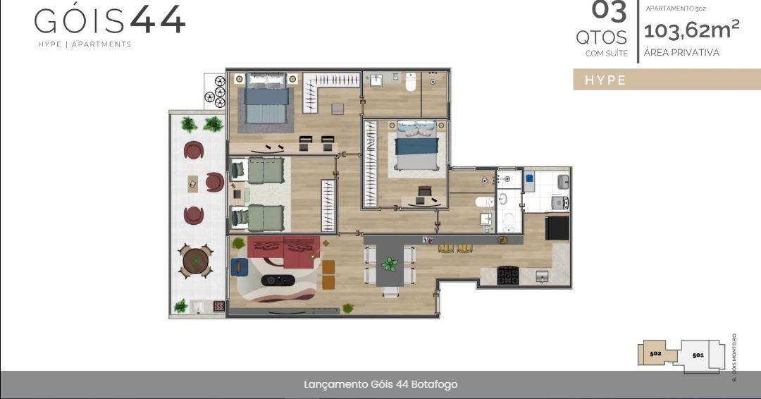Apartamento à venda com 2 quartos, 1 suíte e 85m² no Botafogo, Rio de Janeiro (RJ) — foto 15 de 19