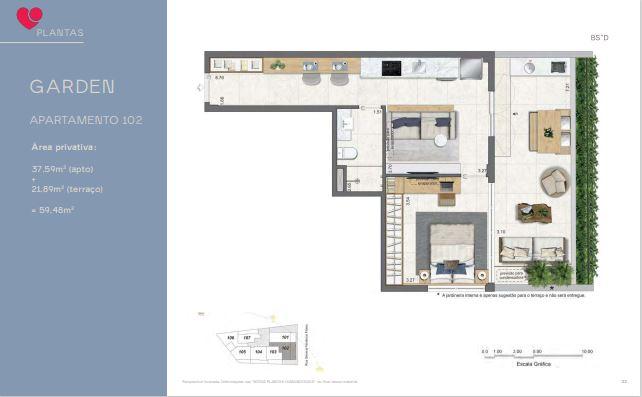 Apartamento à venda com 1 quarto, 1 suíte e 37m² no Leblon, Rio de Janeiro (RJ) — foto 13 de 22