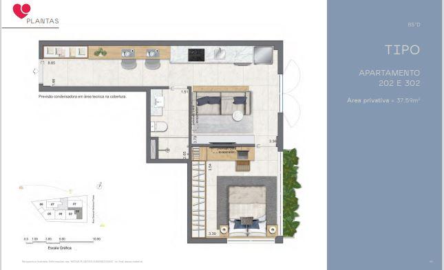 Apartamento à venda com 1 quarto, 1 suíte e 37m² no Leblon, Rio de Janeiro (RJ) — foto 20 de 22