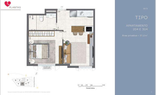 Apartamento à venda com 1 quarto, 1 suíte e 37m² no Leblon, Rio de Janeiro (RJ) — foto 22 de 22