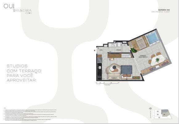 Studio à venda com 1 quarto, 1 suíte e 46m² no Ipanema, Rio de Janeiro (RJ) — foto 13 de 27