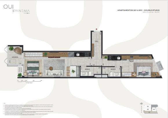 Studio à venda com 1 quarto, 1 suíte e 46m² no Ipanema, Rio de Janeiro (RJ) — foto 16 de 27