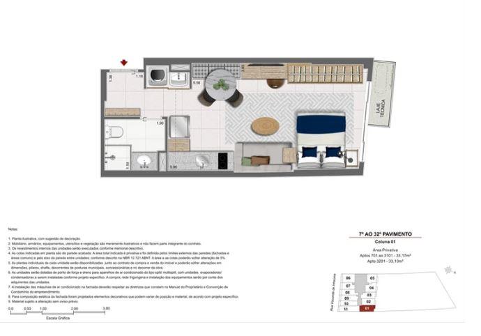 Studio à venda com 1 quarto, 1 suíte e 1 vaga no Centro, Rio de Janeiro (RJ) — foto 22 de 30