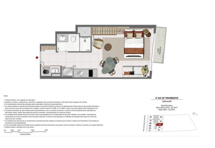Studio à venda com 1 quarto, 1 suíte e 1 vaga no Centro, Rio de Janeiro (RJ) — foto 23 de 30