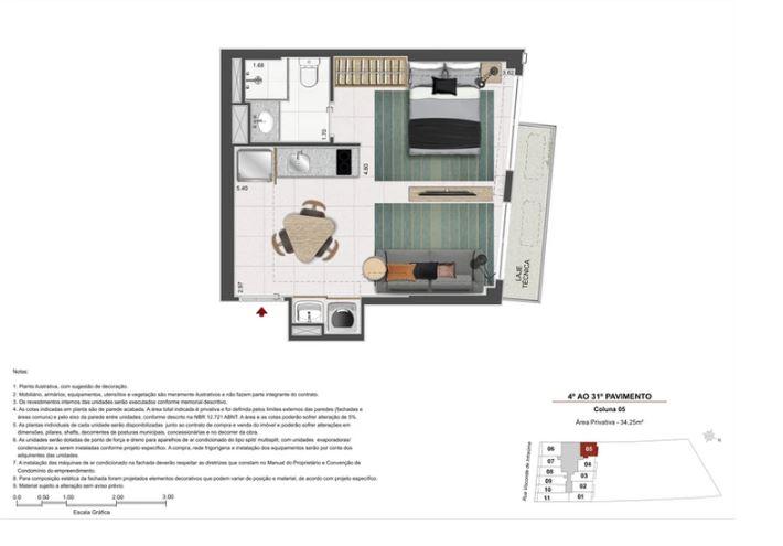 Studio à venda com 1 quarto, 1 suíte e 1 vaga no Centro, Rio de Janeiro (RJ) — foto 25 de 30