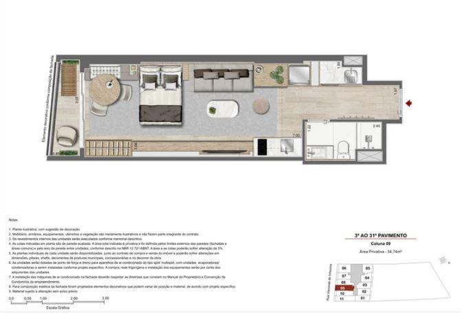 Studio à venda com 1 quarto, 1 suíte e 1 vaga no Centro, Rio de Janeiro (RJ) — foto 29 de 30