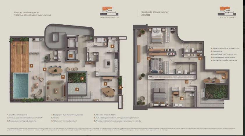 Apartamento à venda com 4 quartos, 3 suítes, 3 vagas e 263m² no Barra da Tijuca, Rio de Janeiro (RJ) — foto 20 de 23
