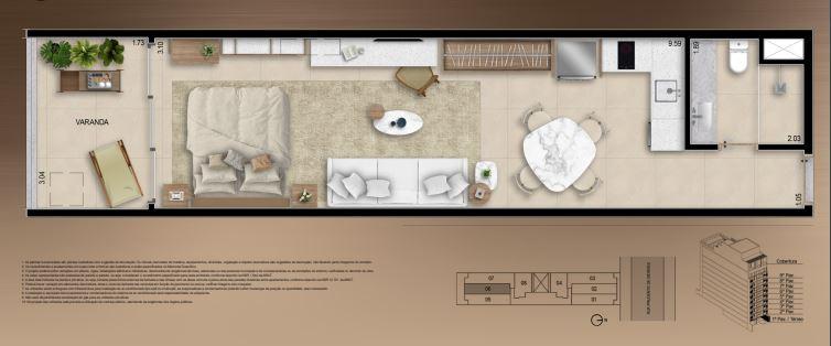 Studio à venda com 1 quarto, 1 suíte e 36m² no Ipanema, Rio de Janeiro (RJ) — foto 27 de 30