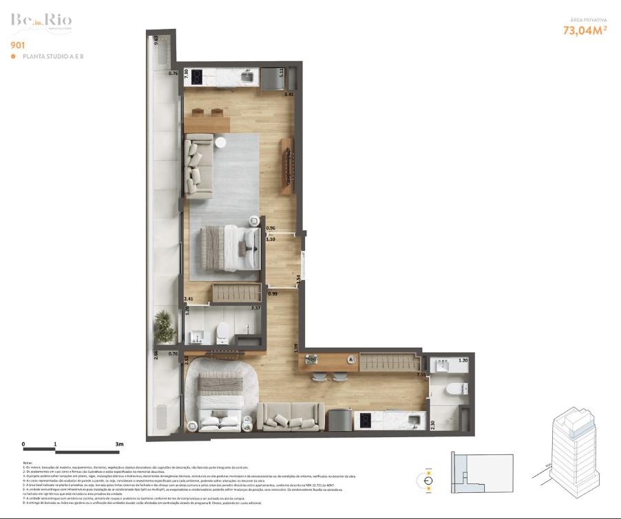 Studio à venda com 1 quarto, 1 suíte e 39m² no Ipanema, Rio de Janeiro (RJ) — foto 26 de 30