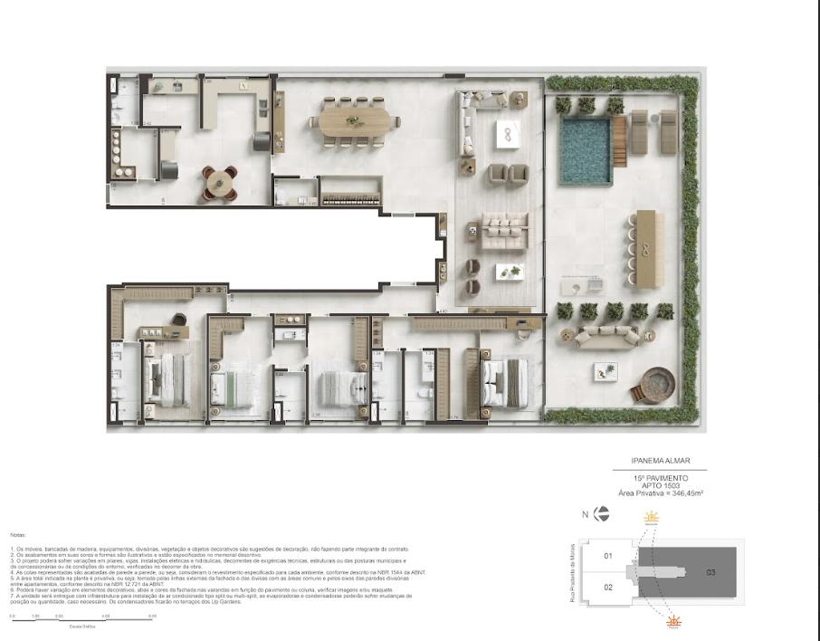 Apartamento à venda com 3 quartos, 3 suítes, 2 vagas e 208m² no Ipanema, Rio de Janeiro (RJ) — foto 24 de 27