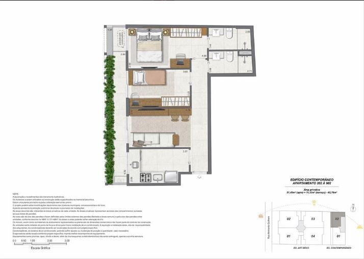Apartamento à venda com 2 quartos, 1 suíte, 1 vaga e 62m² no Leblon, Rio de Janeiro (RJ) — foto 18 de 29