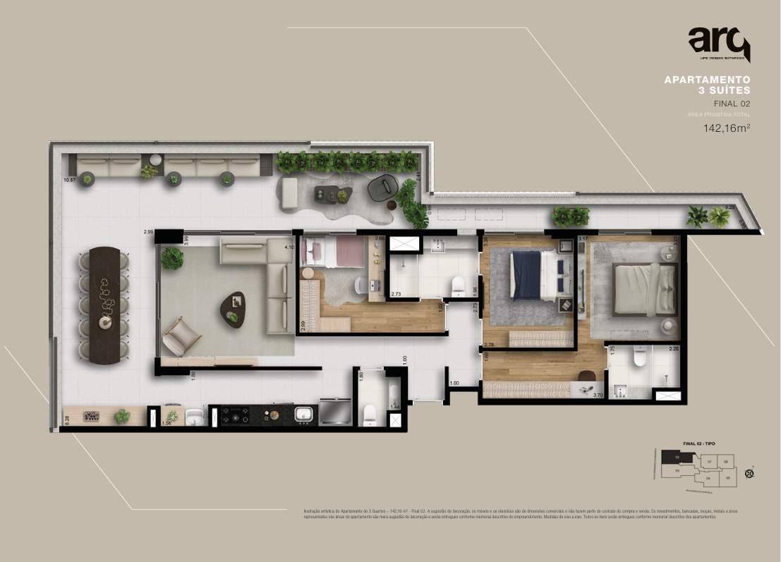 Apartamento à venda com 3 quartos, 2 suítes, 2 vagas e 120m² no Botafogo, Rio de Janeiro (RJ) — foto 23 de 30