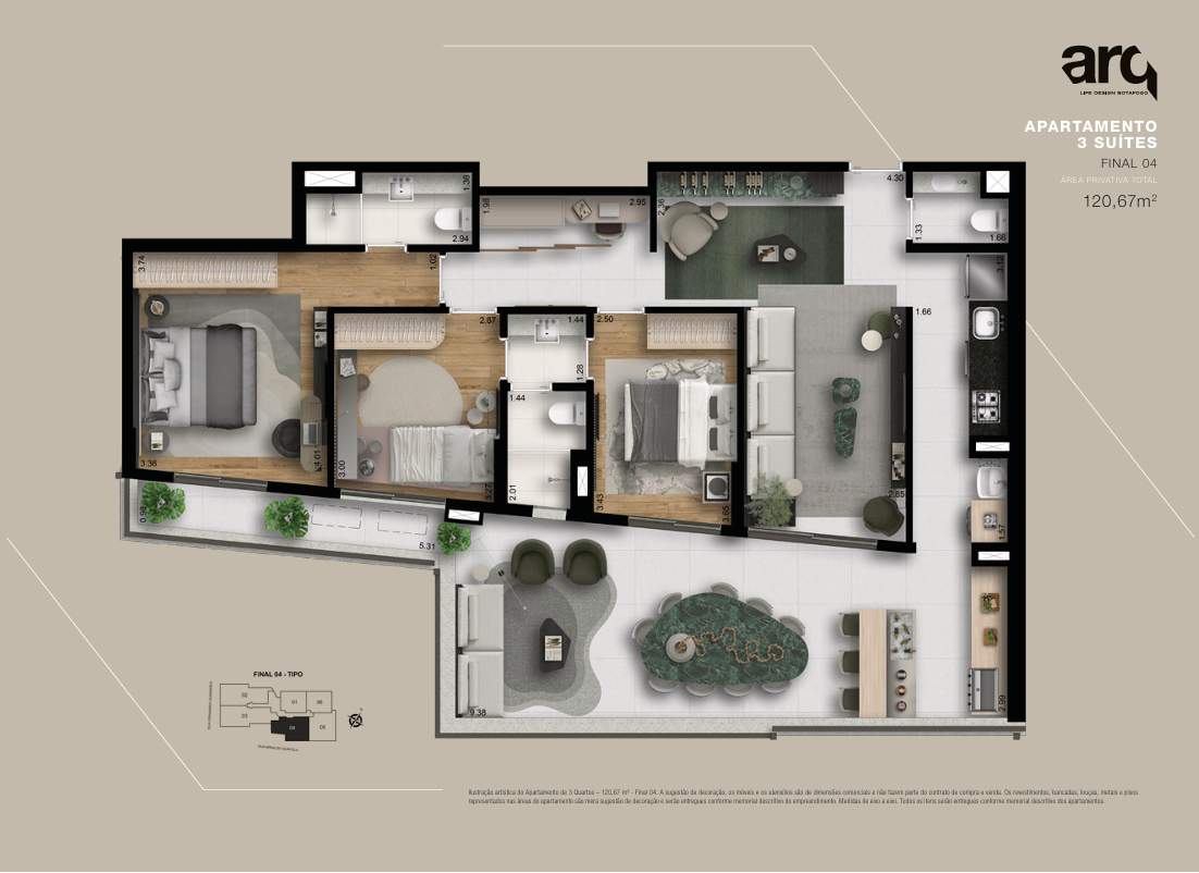 Apartamento à venda com 3 quartos, 2 suítes, 2 vagas e 120m² no Botafogo, Rio de Janeiro (RJ) — foto 27 de 30