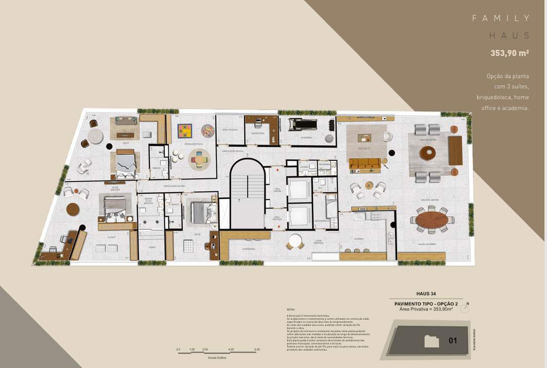 Apartamento à venda com 4 quartos, 4 suítes, 3 vagas e 354m² no Botafogo, Rio de Janeiro (RJ) — foto 4 de 20