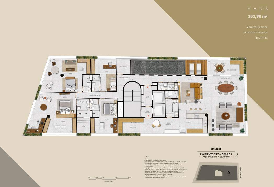 Apartamento à venda com 4 quartos, 4 suítes, 3 vagas e 354m² no Botafogo, Rio de Janeiro (RJ) — foto 3 de 20