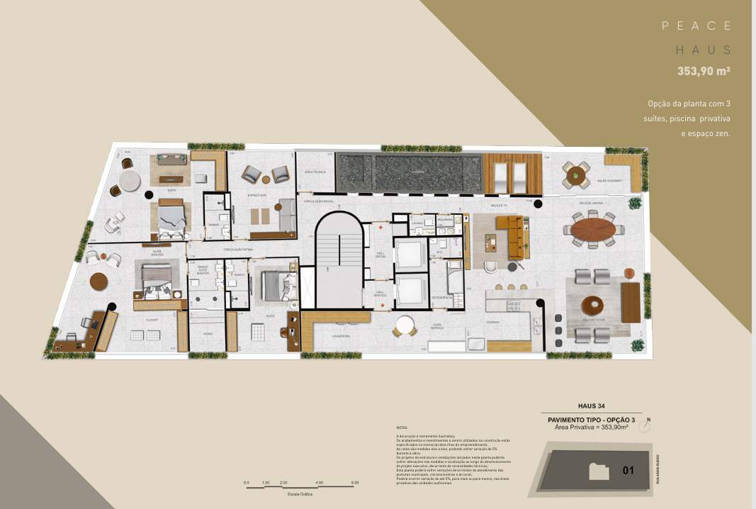 Apartamento à venda com 4 quartos, 4 suítes, 3 vagas e 354m² no Botafogo, Rio de Janeiro (RJ) — foto 5 de 20