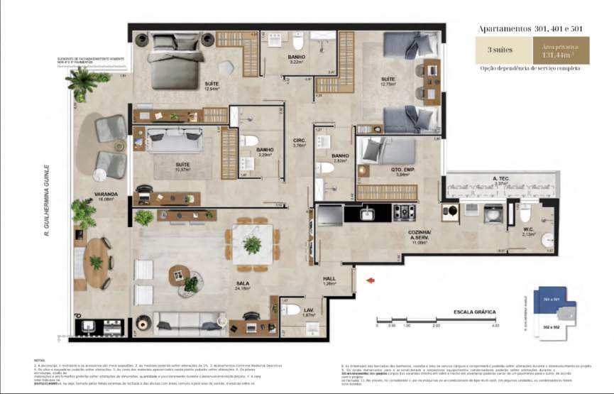 Apartamento à venda com 4 quartos, 2 suítes, 2 vagas e 131m² no Botafogo, Rio de Janeiro (RJ) — foto 22 de 27