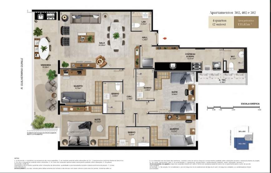 Apartamento à venda com 4 quartos, 2 suítes, 2 vagas e 131m² no Botafogo, Rio de Janeiro (RJ) — foto 23 de 27
