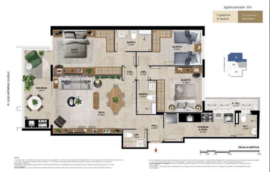 Apartamento à venda com 4 quartos, 2 suítes, 2 vagas e 131m² no Botafogo, Rio de Janeiro (RJ) — foto 24 de 27